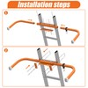 Aluminum Ladder Stabilizer for Roof Gutter Cleaning with Tool Tray,