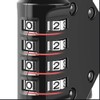 4 Digit Combination Lock,Resettable Combination Padlock Gym Locker Locks with