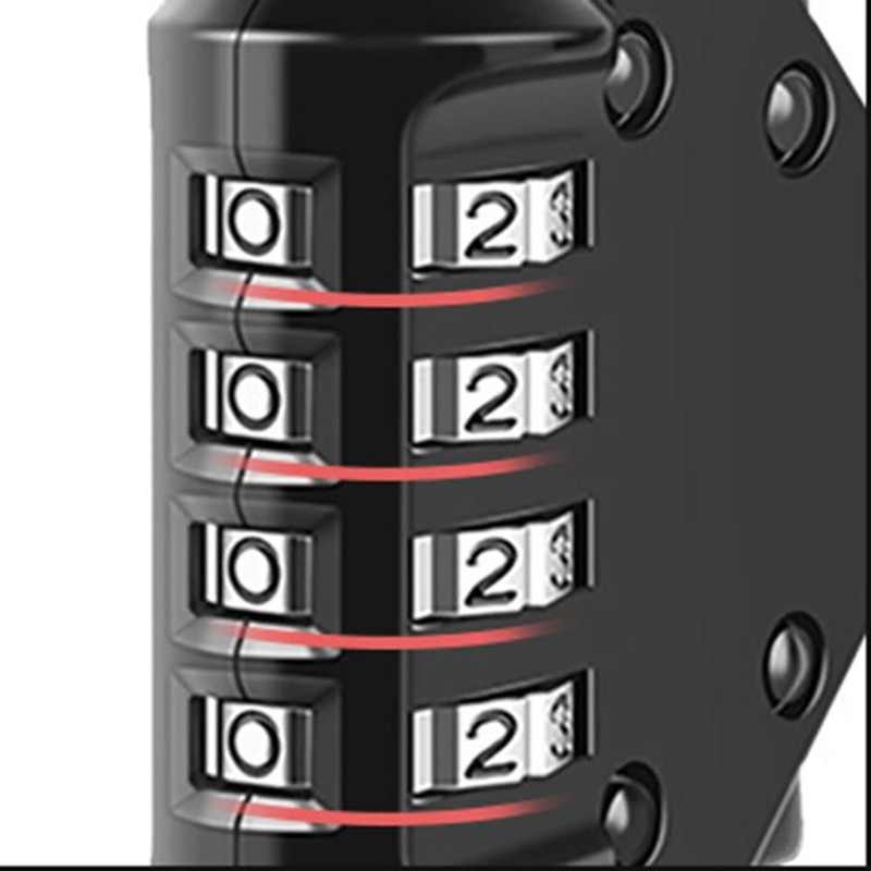 4 Digit Combination Lock,Resettable Combination Padlock Gym Locker Locks with