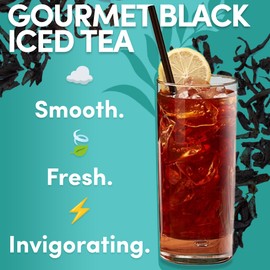Sarasota Tea, 1 Gallon Tea Bags, Gourmet Black Orange Pekoe Iced Tea Bags, Iced Tea Packs, (48 Count)