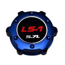 VMS RACING BLUE OIL CAP LS1 5.7L in Billet Aluminum Compatible with Chevy Camaro Z28 SS Super Sport 98 99 00 01 02 1998 1999 2000 2001 2002