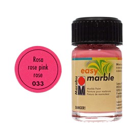 West Coast Paracord Marble Paint – Covers Everything from Paper to Glass – Solvent-Based Paint for Unique Crafts – Quick Drying (Rose Pink)