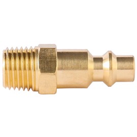 BILAL Brass 1/4-Inch NPT Male Industrial Air Hose Quick Connect Adapter,Air Coupler and Plug Kit,Air Compressor Fittings 2pcs