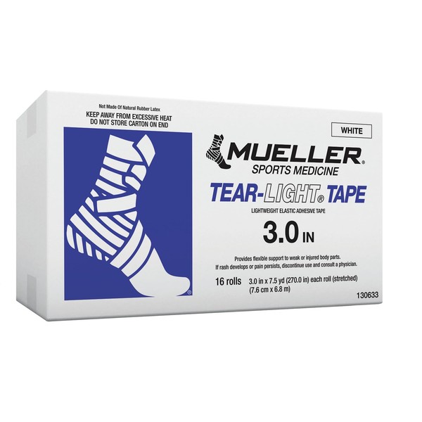 Mueller Tear Double Sided Fingerlift Tape Elastic, white