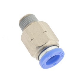 IQS Straight Plug Fitting NPT 1/16 Inch - 5/32 Inch (3.97 mm), Pneumatic Connector