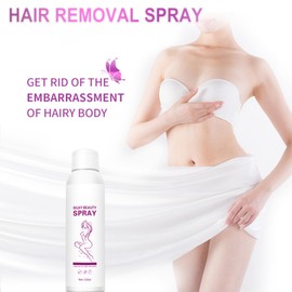 Hair Removal Spray, Foam Hair Removal Cream for Women and Men, No Irritation Mild Hair Remover for Underarm, Arm, Back, Chest, and Legs, Suitable For All Skin Types