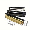 10 Holes Harmonica, 1 Count Alloy C Key Harmonica, Musical