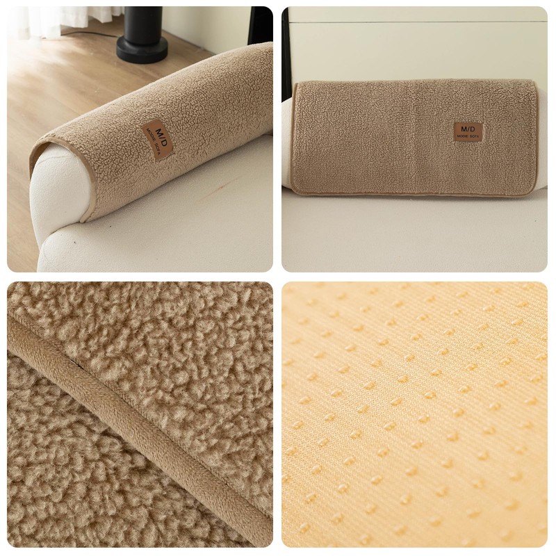MDSASFD Sherpa Fleece Sofa Cover, Super Soft Funny Fuzzy Sofa
