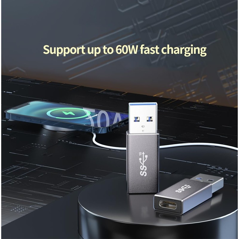 [10Gbps] Adaptador USB 3.2 Gen 2 de Alta Velocidad de