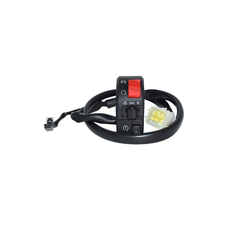 22mm Motorcycle Handle Right Switch Start End Headlight Switch Button