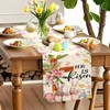 AONSOULE Easter Christian Decor - 13×72 Inch Spring Table Runner,