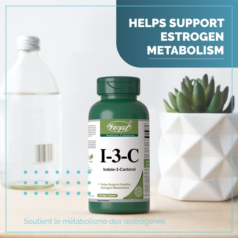 VORST Indole 3 Carbinol (I3C) 400mg 120 Vegan Capsules |