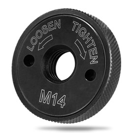 M14 Angle Grinder Nut, Quick Release Change Nut Heavy Duty Carbon Steel Angle Grinder Nut Accessory Replacement Locking Retaining Flange Nut for Milwaukee Dewalt Makita Angle Grinder