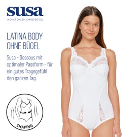 Susa Body Latina Women's Elastic Lace Body - 85B