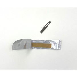 Disposable Surgical Scalpel Blades Sterile High Grade Carbon Steel 2.1% 10xx Individually Foil Wrapped Size 16 Box of 500