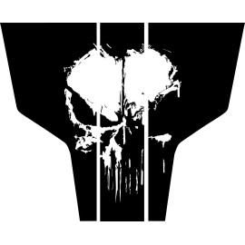 Oracal Hood New  Graphic. Compatible with Ram SPORT  Hood Truck Vinyl Decal  PUNISHER