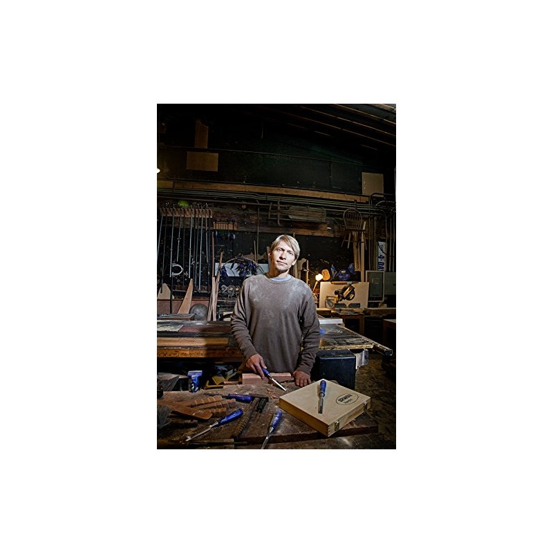 IRWIN Marples Chisel Set for Woodworking, 6-Piece (M444SB6N), Blue