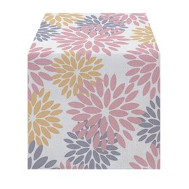 Lslandmood Modern Table Runner 40cm Wide Coffee Table Runner Outdoor Waterproof Long Table Runners Linen for Party Wedding Round Table Cover 40x140cm