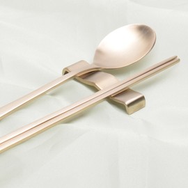 Sutami Bangjja Yugi Cutlery Set Wave Turtle 3P + Gift Packaging / 수타미 방짜유기 수저세트 물결 거북 3P+선물포장