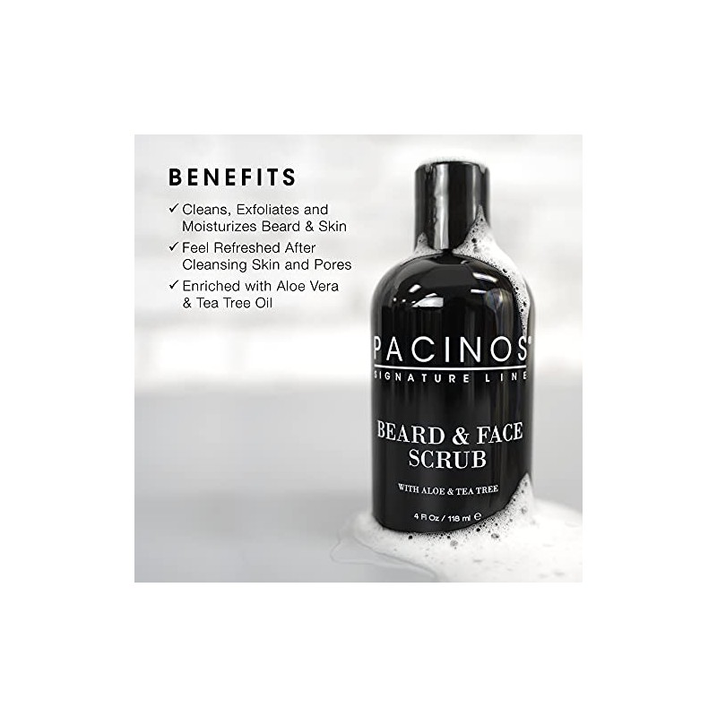 Pacinos Shave System Aloe & Tea Tree Beard & Face