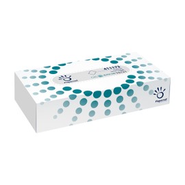 2 ply facial tissues Papernet 411173 Dissolves Tech, 100 Sheets