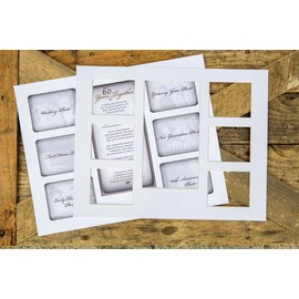 60th Anniversary Collage Picture Frame - 11”x14” Photo Wall Frame with 6 (3” x 2.75”) Openings and a Beautiful Poem Displayed in Center - “60 Years Together”