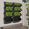24PCS Vertical Wall Planter, 13 inch Wall Mounted Garden Planters,