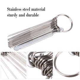 Guitar Bridge Saddle Nut File 13 Sizes Stainless Steel Grinding Needles Slotting File Kit And Grinding Stone For Guitar Ukulele (Bridge File Set) Guitar Saddle File Kit Bridge Pins Saddle For Acou