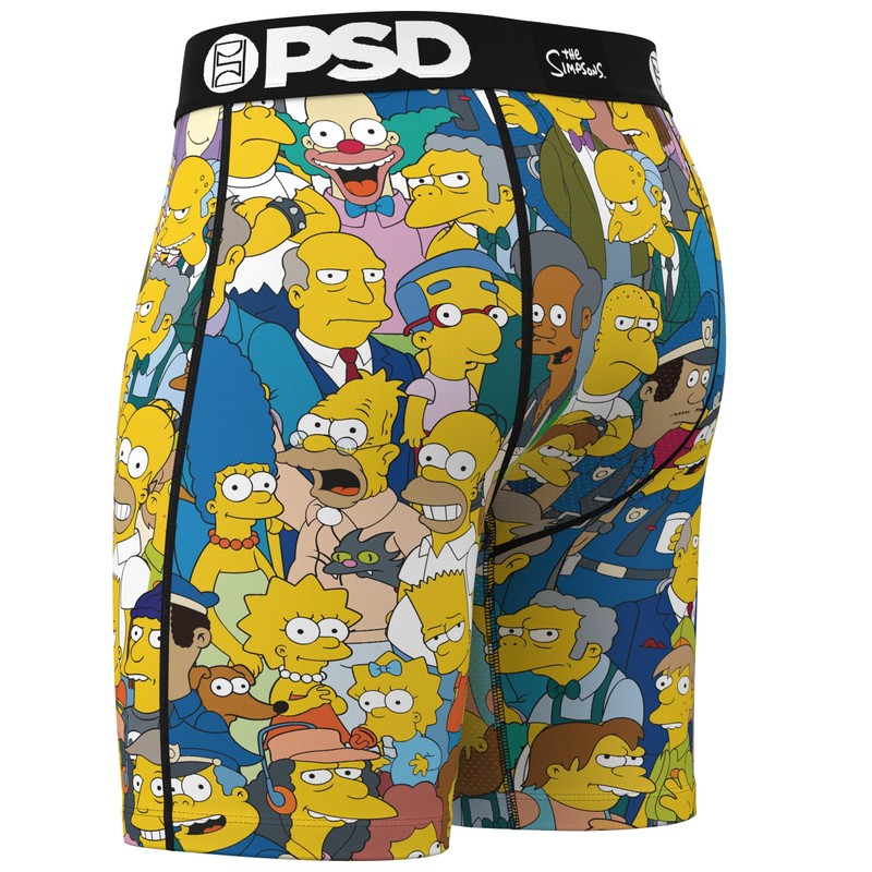 PSD Men's Simpsons Squad Boxer Briefs, Multi, L