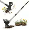 AOKALA 60" Weed Puller Tool with Long Handle, Heavy Duty