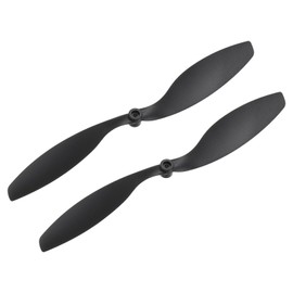 MECCANIXITY 2Pcs 9047 RC Propellers Blade Prop 2 Vane 22.9cm Dia Nylon for RC Aircraft Quadcopter Prop Replacement, Black