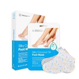 MADFORCOS Silky Coconut Oil Foot Mask 16ml 5pcs Foot Mask Pack Foot Pack Foot Pack Foot Pack Moisturizing Foot Pack Foot Care