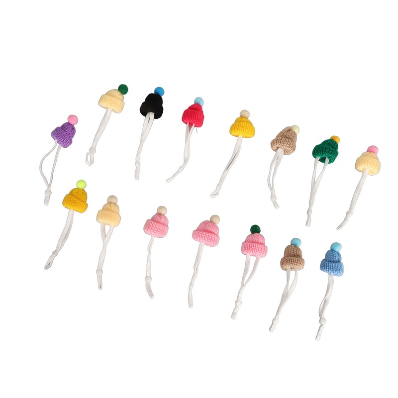 15pcs Small Christmas Knit Hats Exquisite Innovative Cute Stylish Small