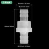 M METERXITY 3-Pack One Way Check Valve, 3/8" Plastic Ozone