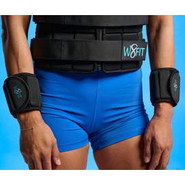 W8FIT Adjustable Wrist Weights 1 LB PAIR (1/2 lb each) Large 8″-10″