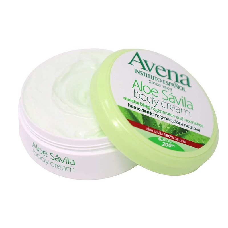Avena Instituto Español Aloe Sávila Regenerating Body Cream, 6.8oz.