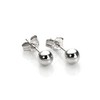 9ct White Gold 4mm Ball Stud