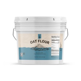 Oat Flour (1 Gallon) Gluten-Free Baking, Non-GMO, Finely Ground & Pure