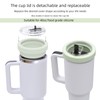 Replacement Lid for 40 oz Cups, Reusable Leak-proof and Dustproof,