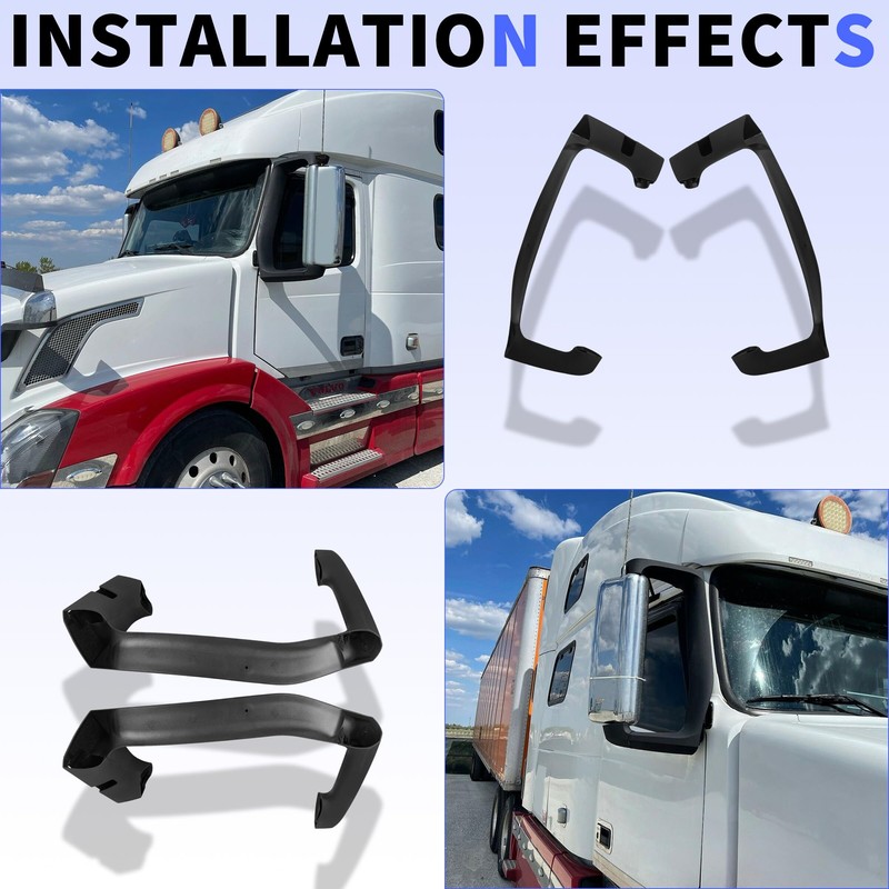 Kojem Mirror Arm Cover Compatible With 2004-2023 Volvo VNL Truck