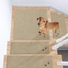 BEQHAUSE Stair Landing Rug Non-Slip 30"x30", Square Stair Landing Mats