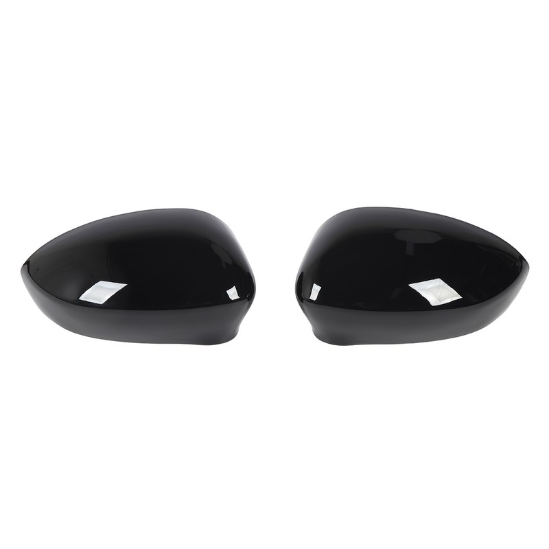 2 Pcs Door Side Rearview Mirror Cover Cap Left Right