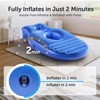 Inflatable Pregnancy Pillow, Full Body Maternity Airbed with Belly Hole,