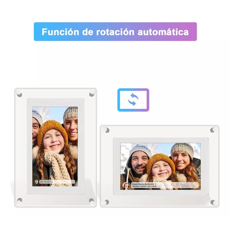 KAMEP Marcos Digitales Ips Hd Video Screen Acrylic 5 In