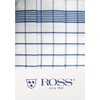 Ross Pack of 3 Cotton Tea Towels Checked 1704 Blue