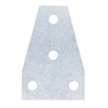 heneng 4 Pcs 4 Hole Flat Tee Plate for 1-5/8"