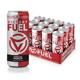 Victory Fuel Victory Fuel Flavored Electrolyte Water. Throttle Punch. Low Sugar. Caffeine Free. Vitamin B12, B6, B5, B3. Vitamin A. Vitamin D.12 Fl. Oz. (Pack of 12)
