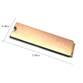 Laptop NVMe M.2 Heatsink with Nano Thermal Pad,Heatsink Copper for 2280 M2 SSD Laptop (2pcs)