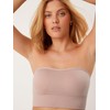 NEXT Nahtfreie Bandeau-BHS, 2er-Pack Black/Light Pink L-XL