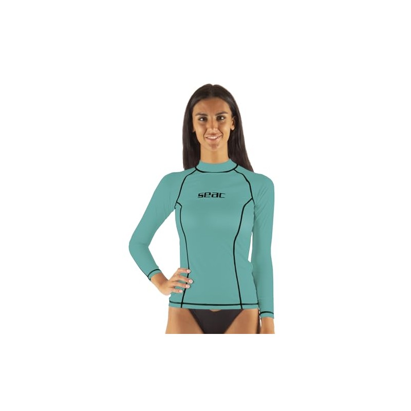 Seac Women's T-Sun Protective Rash Guard Diving Shirt for Snorkelling